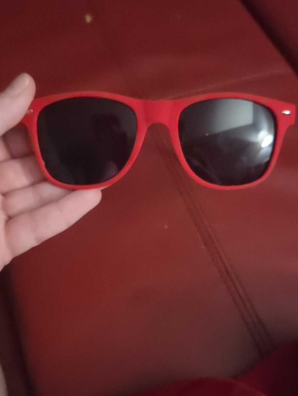 Kids Red Polarized Sunglasses - Classic UV Protection